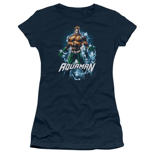 Aquaman Water Powers Juniors T-Shirt